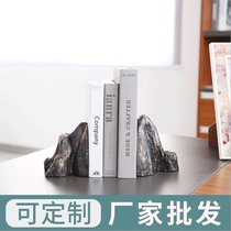 Chinese Living Room Creative Fake Mountain Office Desktop Bookcase Book Stand Book Clip Book Blocking Handiwork Home Decoration Products Swing pieces