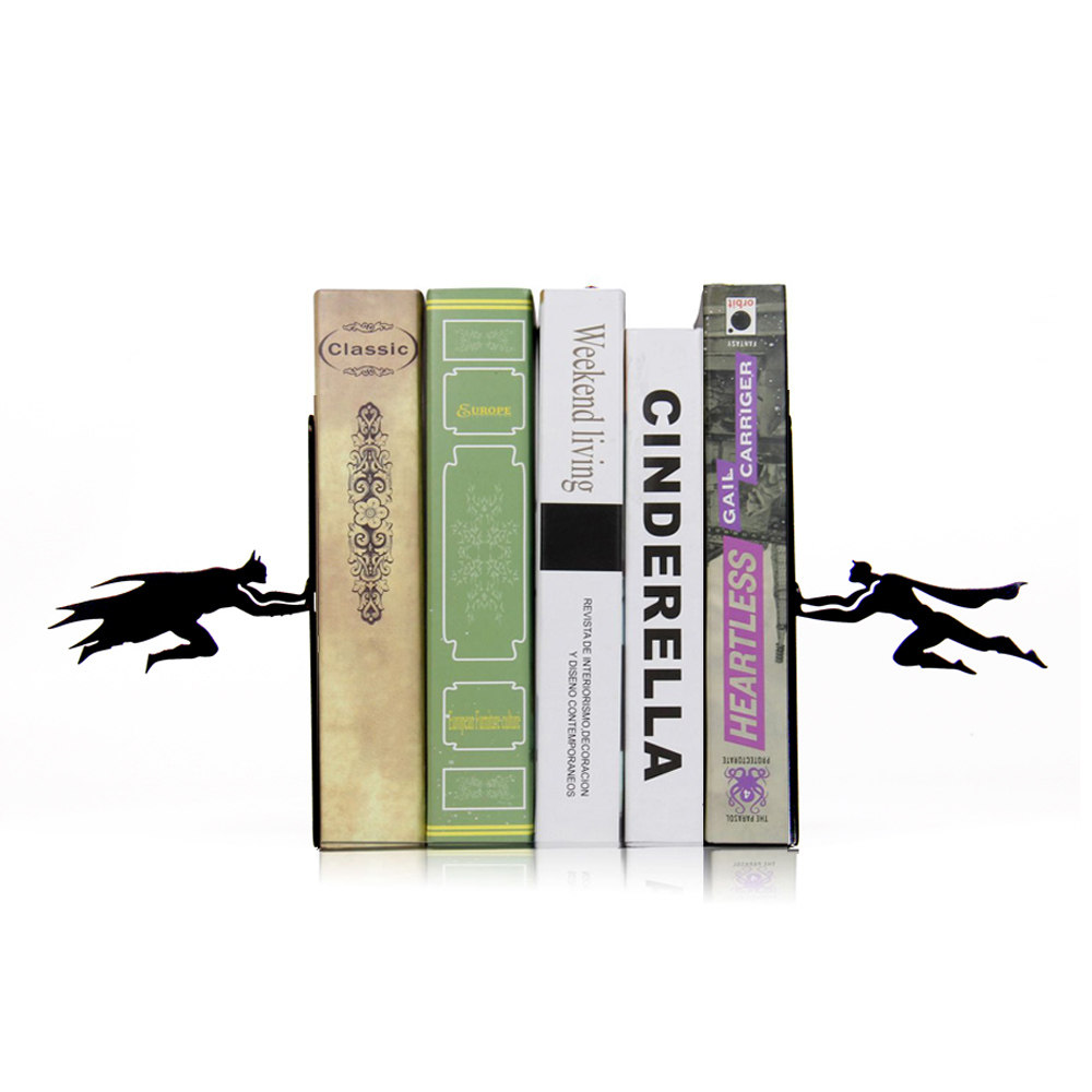 Batman vs Superman Creative Easy Book Contained Desktop Reading Bookshelves Book Stand Book Bezel Folder Bookware Pendulum