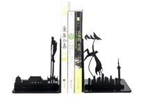 Creative iron book stand book holder Book holder Book by bookshelf desktop student simple telescopic stand book holder book board Book stand