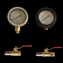 Inflatable Rod Accessories Oil Immersion Mechanical Tire Pressure Gauge Watchband Table Hole Quick Access Valve Switch Smoke Bucket Dual-use Inflatable Head