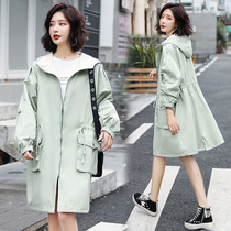 Pregnant women coat autumn dress loose Korean version coat 2019 new cardigan fashion long tide mother trench coat
