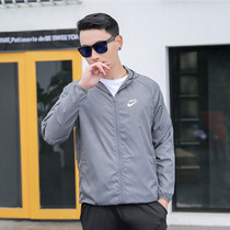 NK Ke Hong Kong style ulzzang Harajuku bf wind sunscreen clothes women outdoor skin clothes mens ultra-thin summer loose coat