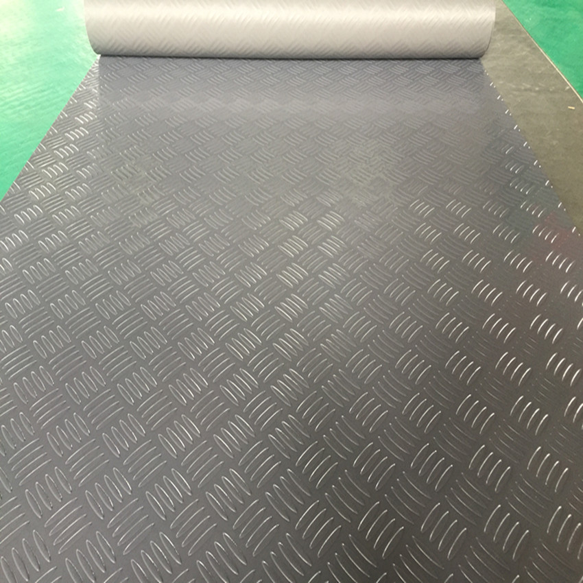 PVC roll material plastic floor mat corridor full pavement thick waterproof  carpet factory workshop aisle wear