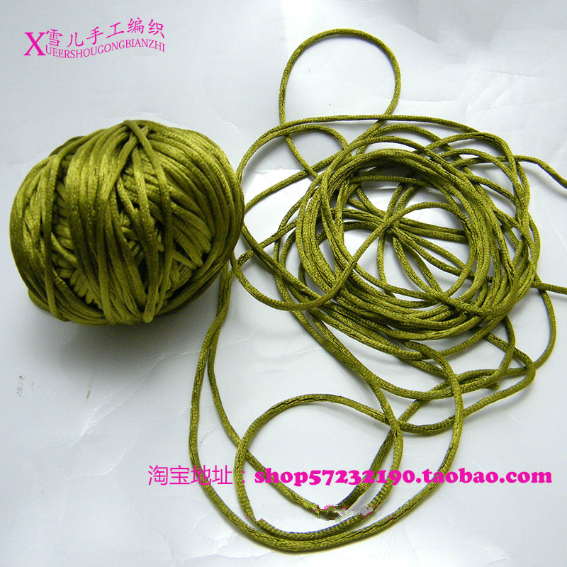 Cher đan tay đan túi kéo tay và chuỗi vòng cổ Trung Quốc dây thắt nút phụ kiện Hàn Quốc bằng lụa băng - Vòng chân lắc chân nữ phong thủy