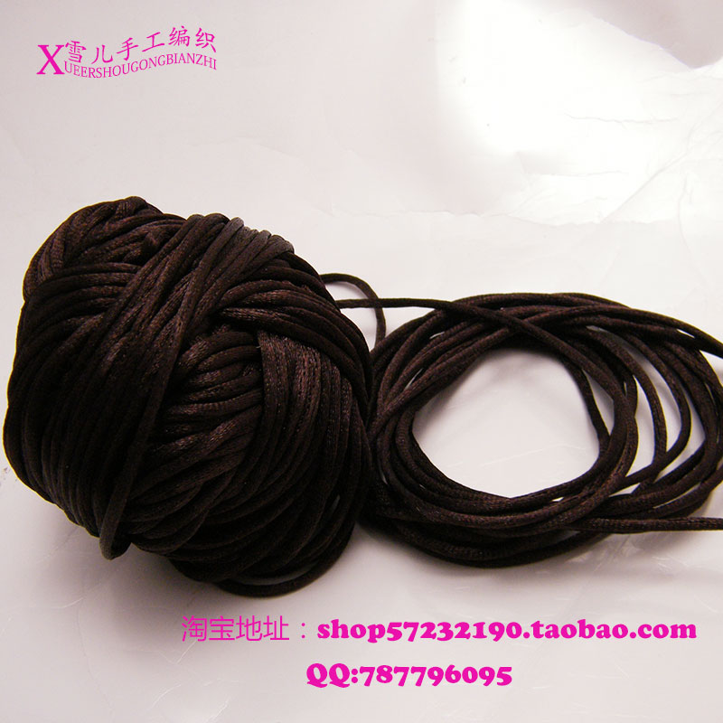 Cher đan tay đan túi kéo tay và chuỗi vòng cổ Trung Quốc dây thắt nút phụ kiện Hàn Quốc bằng lụa băng - Vòng chân lắc chân nữ phong thủy