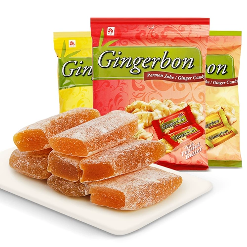[Бесплатная доставка при покупке на сумму более 45 юаней в магазине] Zingeban Ginger Candy 125 г, импортированные из Индонезии имбирные конфеты, повседневные закуски и закуски