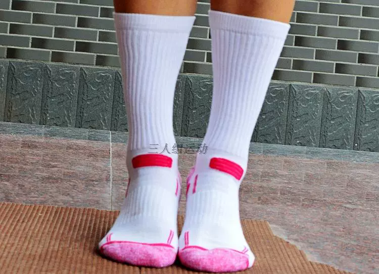 Nam thể thao Bít tất phần thể dục mùa thu và mùa đông ngoài trời vớ cotton dày chạy lạnh vớ khăn vớ