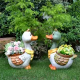 Мультяшный дорожный цветочный горшок, креативная вилла для детского сада, утка