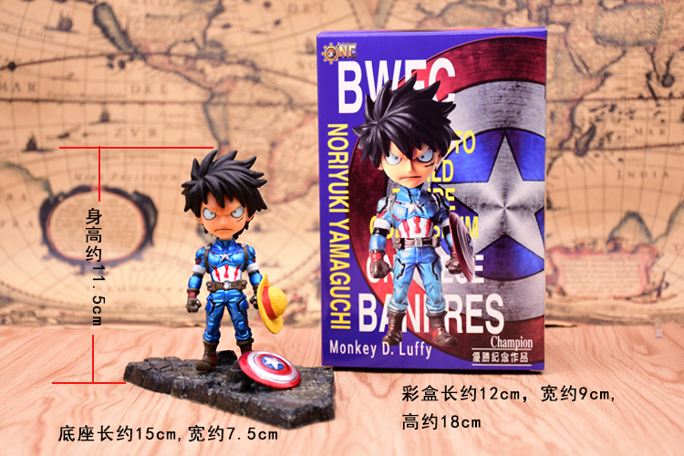 Cướp biển / Vua hải quân Captain America Lufei Hand Model Doll COS SD Form Boxed Model Hand - Capsule Đồ chơi / Búp bê / BJD / Đồ chơi binh sĩ búp bê barbie
