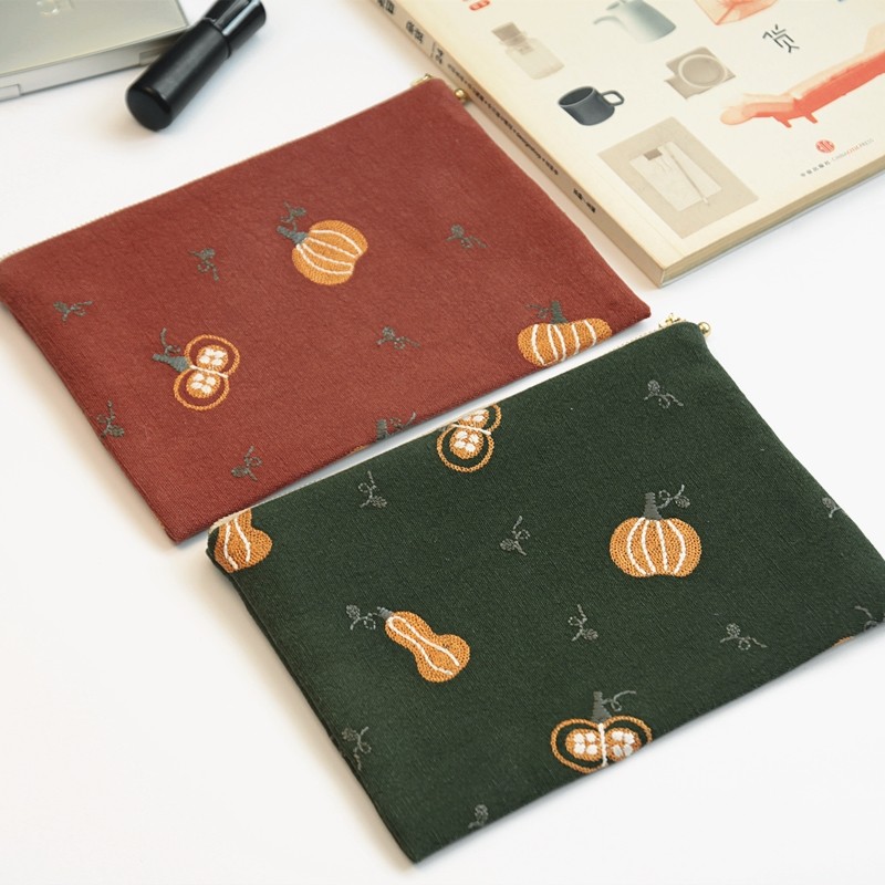 2022 new handmade fabric Embroidery Makeup Bag Advanced Sensation Women Portable Large Capacity Travel Containing Bag Wash Bag-Taobao