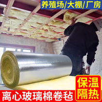 Rockwool Insulation Roll Insulation Cotton Roll Insulation Glass Cotton Felt Glass Wool Factory Cultivation Hall Thermal Wall