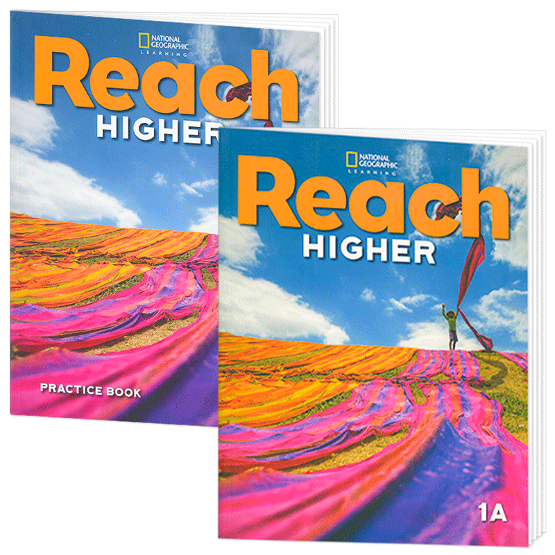 【新品未使用】REACH HIGHER 2A 2B テキスト（２冊セット） Reach Higher Practice Book 2A: unknown author: 9780357366820