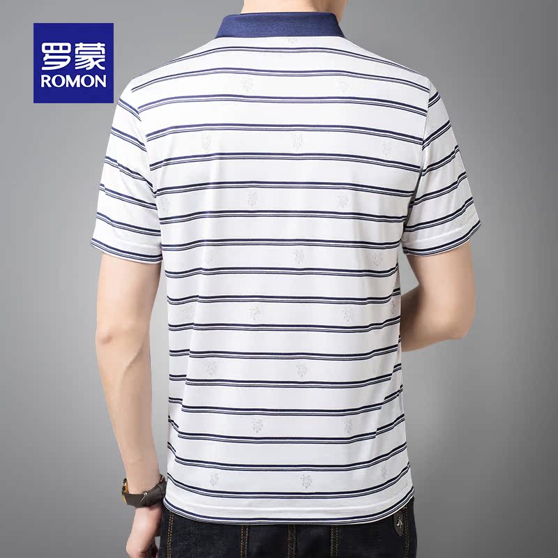 Lomond 2020 Summer Polo Shirt nam ngắn tay Slack T-shirt Casual Slim Summer Mang áo thun Slim trẻ nam