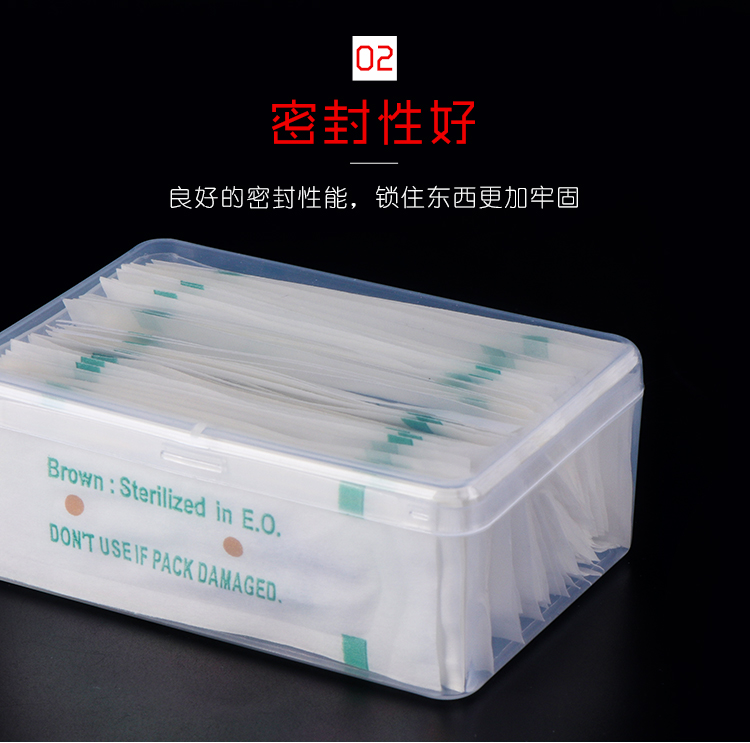 Hình xăm hướng dẫn sử dụng hộp bút bán vĩnh viễn hướng dẫn sử dụng hộp lưu trữ kim phun sương máy kim nắp ngón tay đặt vuông hộp công cụ tiện lợi - Các công cụ làm đẹp khác các loại cọ trang điểm