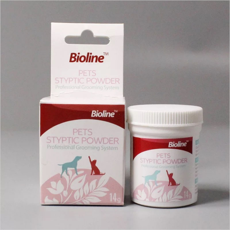 Bioline Pet Hemostatic Powder Dog Cat Cut Nail Hemostatic Cream Blood Line Toenail Powder Quick Hemostatic Supplies