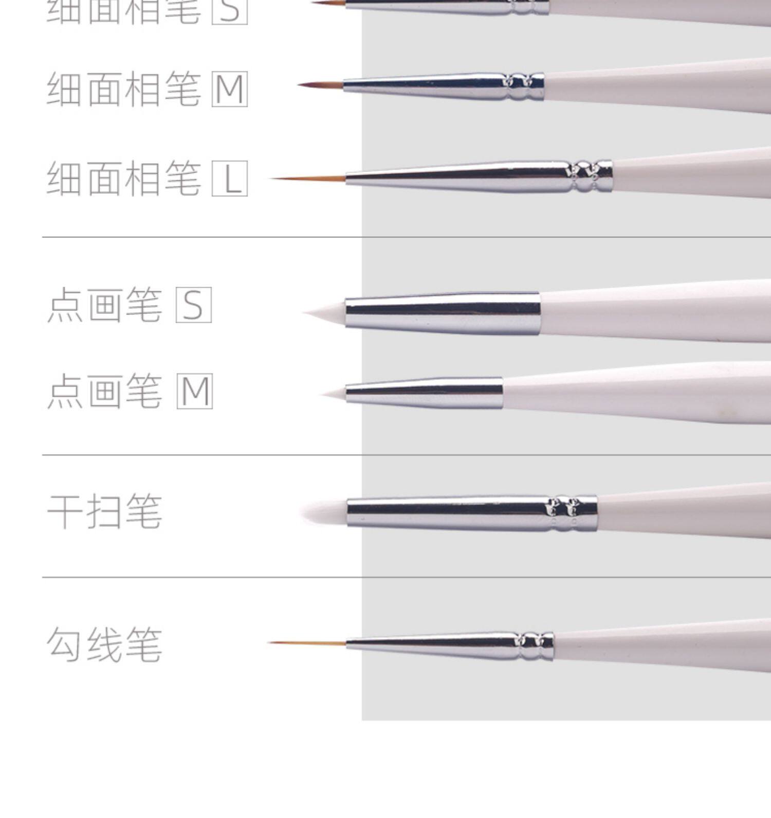 Материалы для изготовления сборных моделей 喵匠 hobby mio 模型上色笔 面相笔 手办手涂上色 耐用 多种型号