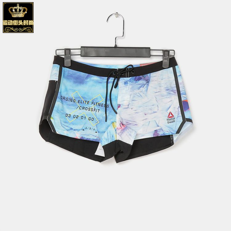 Authentic Reebok Corss Women's Quick-Dry Running Training Sports Shorts with Underwear Bk4456