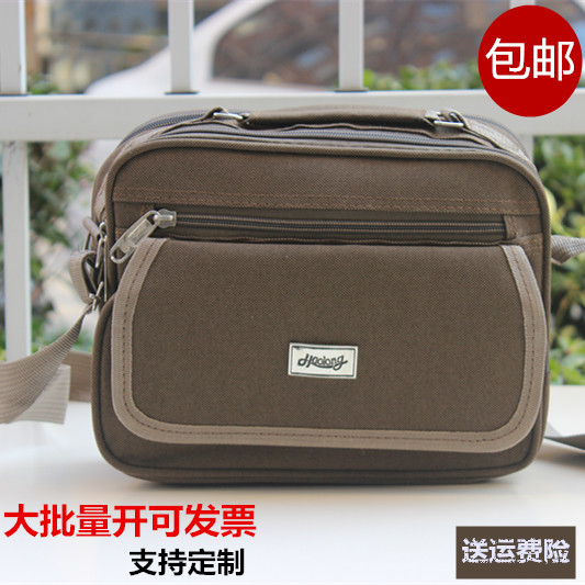 Canvas Kit Large Trumpet Single Shoulder Inclined Cross Pen electric bag Home appliances Repair kits Inprinted multifunction bag