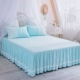 Váy ren kiểu Pháp công chúa cotton váy đơn mảnh cotton màu rắn loại váy ruffle bed cover bed sheet cover trượt - Váy Petti