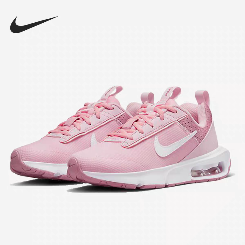 Authentic Nike Air Max Intrlk Children's Shock-Absorbing Breathable Sports Running Shoes Dh9393-600