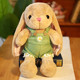 Cute bunny plush toy doll, long-haired bunny doll, children's birthday gift, doll pillow for girls