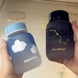 Матовая стеклянная креативная портативная трендовая чайная чашка, в корейском стиле, 580 мл