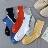 Баскетбольные нескользящие дышащие носки для мальчиков для тренировок, средней длины, для бега, впитывают пот и запах