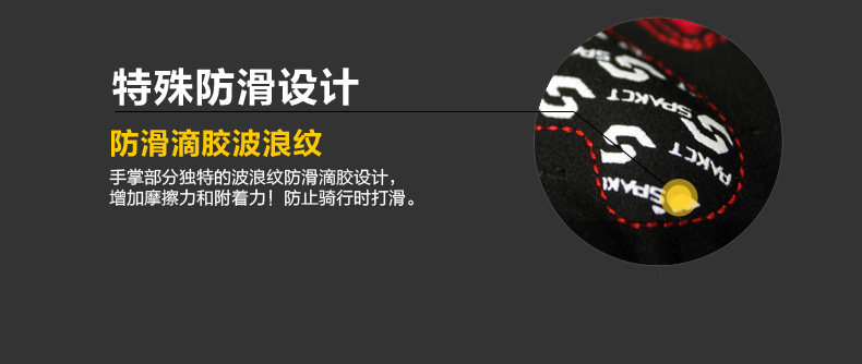 Gants pour vélo homme SPAKCT - Ref 2246395 Image 13