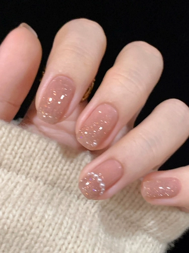 Демисезонный отрывной нюдовый лак для ногтей, без сушки в лампе, долговременный эффект