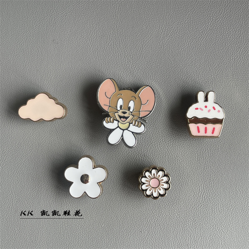 Compatible with Crocs Jibbitz Shoe Charms, Metal Shoe Decorations, Fun Shoe Clips in the Style of Jack Cake Compatible with Crocs Jibbitz Shoe Charms, Metal Shoe Decorations, Fun Shoe Clips in the Style of Jack Cake