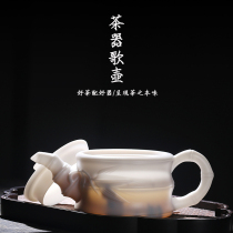 Thin-tire bamboo joint pot Su-burned Dehua White Porcelain Kung Fu Tea pot Single pot Chinese ceramic household tea small teapot