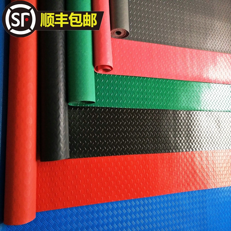 Waterproof Mat Plastic Non-Slip Carpet Plastic Pvc Flame Retardant Factory Workshop Aisle Wear-Resistant Floor Leather Rubber Floor
