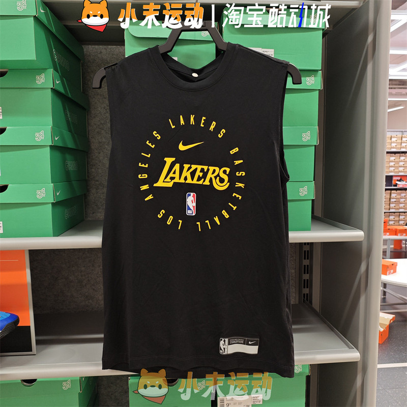 Nike Authentic Men's Lakers Warriors Basketball Training Sleeveless T-Shirt Vest Hf1964/Hf1870