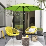 Дорожный зонтик на солнечной энергии, лампа, уличная вилла