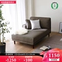 Đơn giản hiện đại sofa vải Nhật Bản có thể tháo rời và có thể giặt phòng khách căn hộ nhỏ lười biếng sofa giường chaise longue phòng ngủ Bắc Âu - Ghế sô pha sofa lười