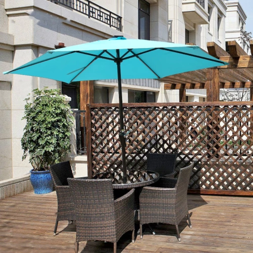 Дорожный зонтик на солнечной энергии, лампа, уличная вилла