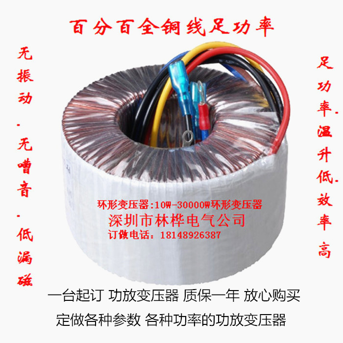 30va W toroidal transformer input 2x115 V Output 2x125 V Pure copper isolated ring cow
