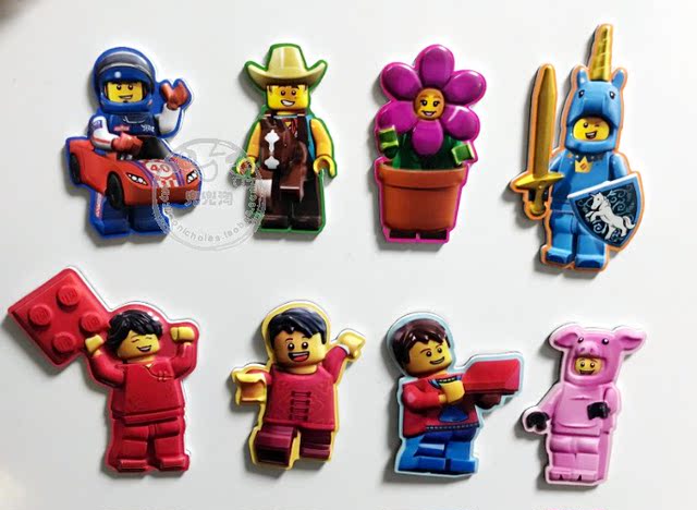 Lego Refrigerator Magnets 4 Pieces/Set - Not Building Blocks