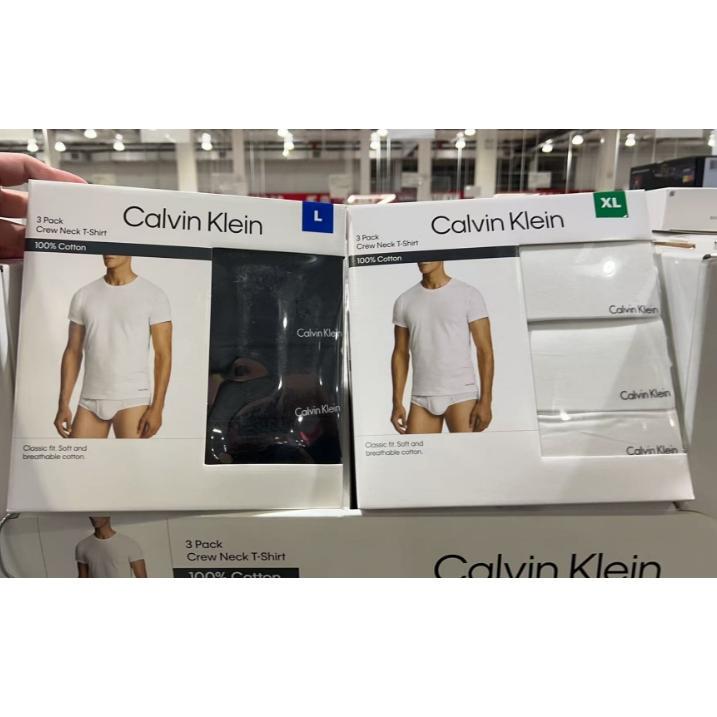 Sam's Club Purchasing Agent for Calvin Klein Ck Men's Crew Neck T-Shirt 3-Pack Base Layer Shirts