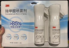 Поглотители формальдегида 山姆代购 3m 除甲醛喷雾2支装 200ml*2