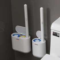 Japans Seiko disposable toilet brush wall-mounted home bathroom no dead ends cleaning pit toilet