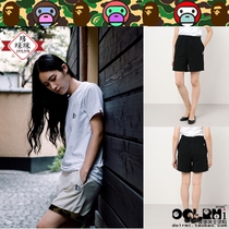 Japanese BAPE APE HEAD B PATCH RELAXED B apes series womens casual shorts