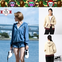 Japan CAPE FLOWER APE HEAD PILE Flowers Ape Woman with cap zipped sweatshirt