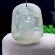 Authentic natural jade jade ice floating flower bag Buddha pendant Buddha pendant Burmese material A goods Maitreya Buddha jade pendant