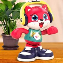 Huile Dancing Cat 721 childrens electric educational early learning walking and singing baby swing toy for boys and girls