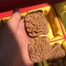 Hemp walnut short pile unicorn pattern 47mm big belly Wang Yong official hat literary toy exquisite piece old tree perfect hand shape