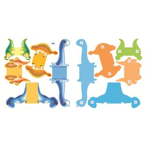 幼儿园情景手工大全：恐龙世界
