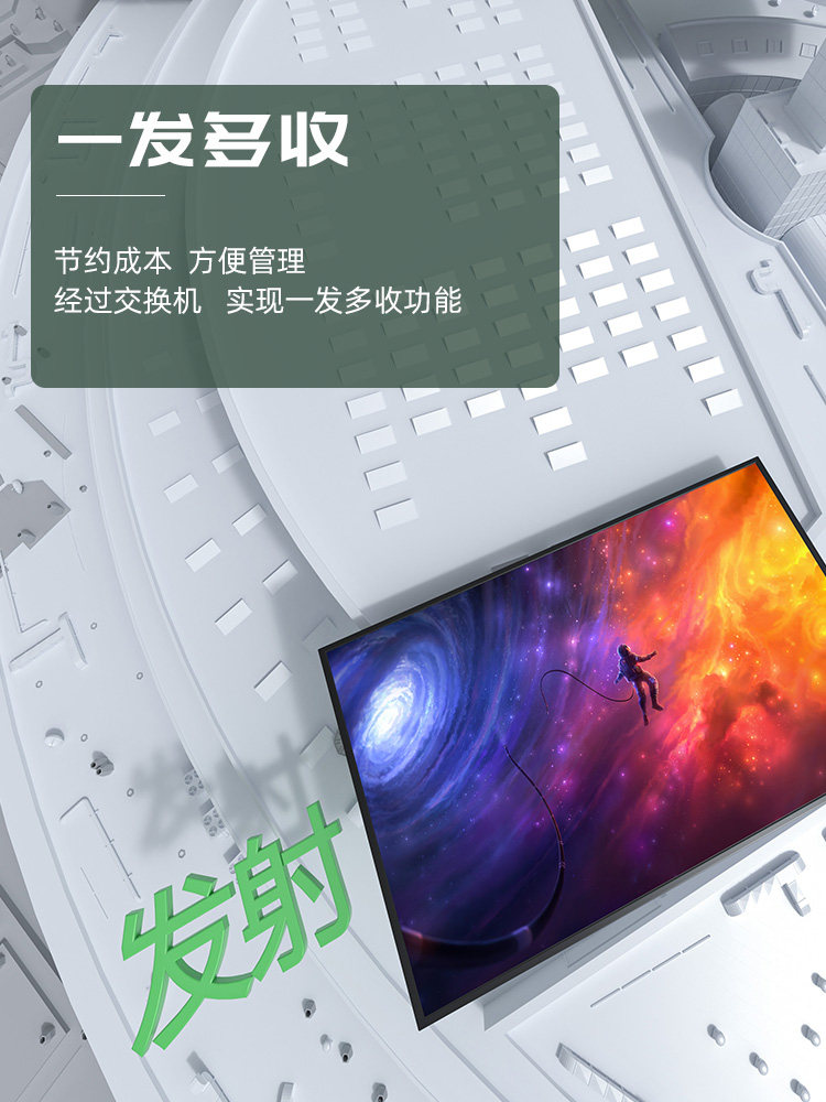 Tengfei HDMI Extender Kvm Mouse and Keyboard 4K High-Definition to Network Cable Rj45 Network Port Transceiver Audio and Video Transmitter USB Signal Amplifier Converter Switch One Transmitter Multiple Receivers