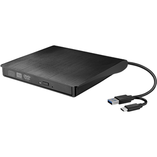 Double-head external optical drive reading + burning