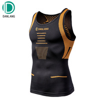  New performance mens and womens compression vest spring solid color elastic compression clothing quick-drying running bodybuilding fitness clothing